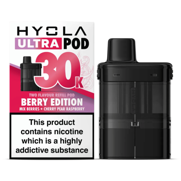 Hyola Ultra 30K Prefilled Replacement Pods Berry Edition