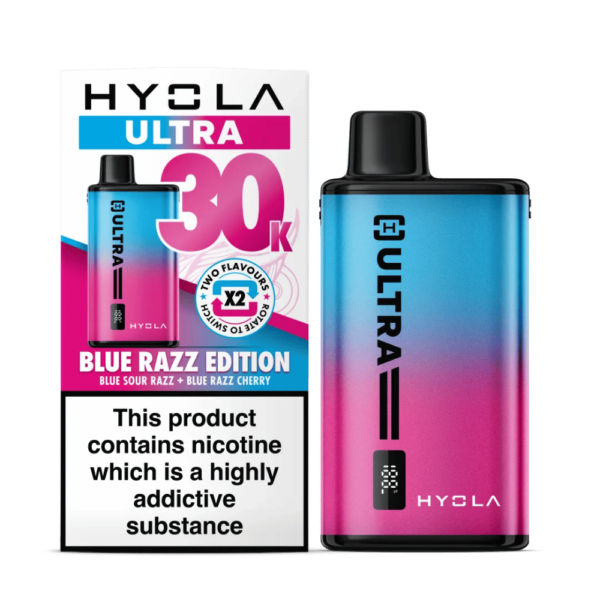 Hyola Ultra 30K Prefilled Pod Kit Blue Razz