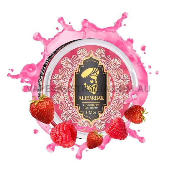 Alibarbar Nicotine Pouches Strawberry Raspberry