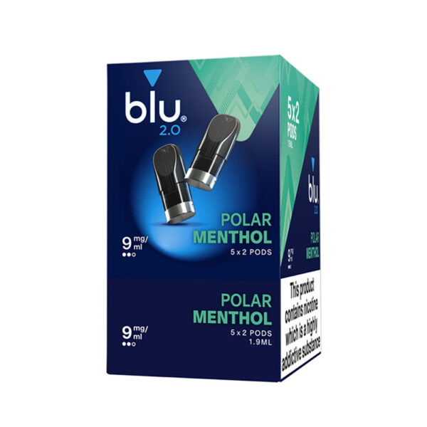 Blu 2.0 Polar Menthol E Liquid Pods - 5 Boxes - Image 2
