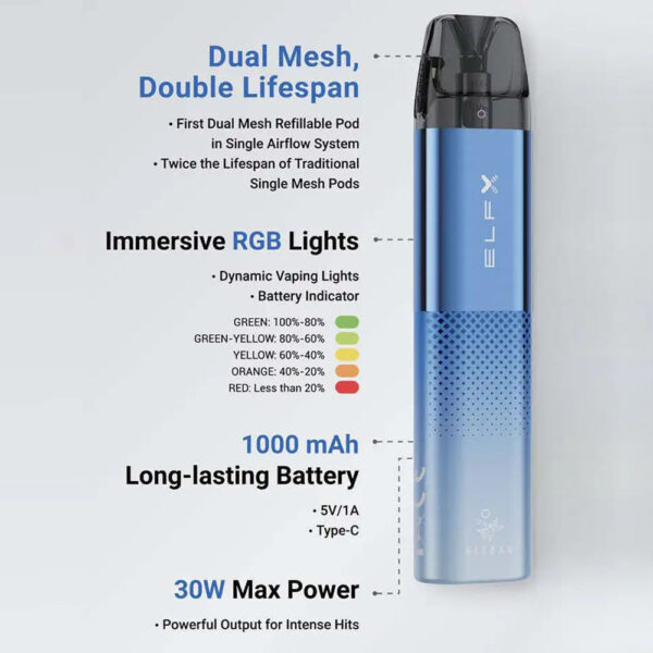 Elf Bar ELFX Refillable Pod Kit - Image 2