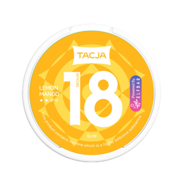 Elf Bar TACJA Nicotine Pouches Mellow Lemon Mango - Image 2
