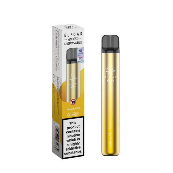 Elf Bar 600 V2 Banana Ice Disposable Vape