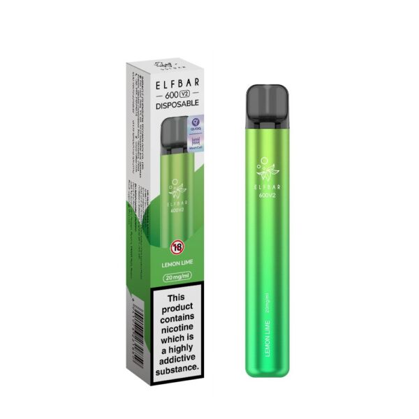 Elf Bar 600 V2 Lemon Lime Disposable Vape