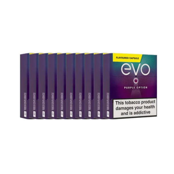Ploom Evo Purple Option Crushball Tobacco Sticks - 10 Packs (200 sticks) - Image 2