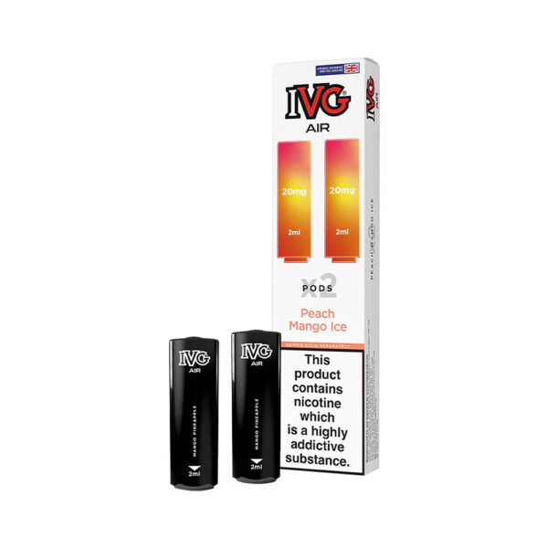 IVG Air Pods Peach Mango Ice (2 Pack)