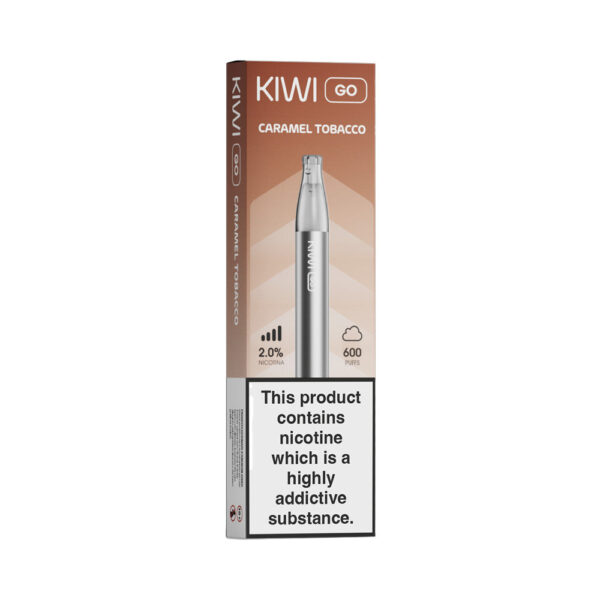KIWI GO Caramel Tobacco Disposable Vape - Image 3