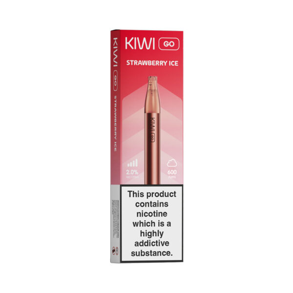 KIWI GO Strawberry Ice Disposable Vape - Image 3