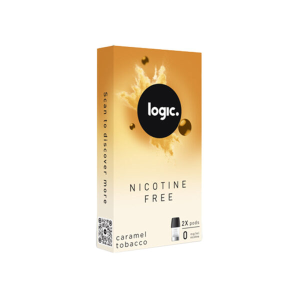 Logic Caramel Tobacco Vape Pods (2 Pack) - Image 2